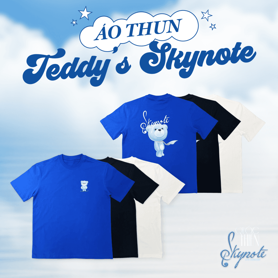 Áo thun Teddy's SKYNote (2024 ver)
