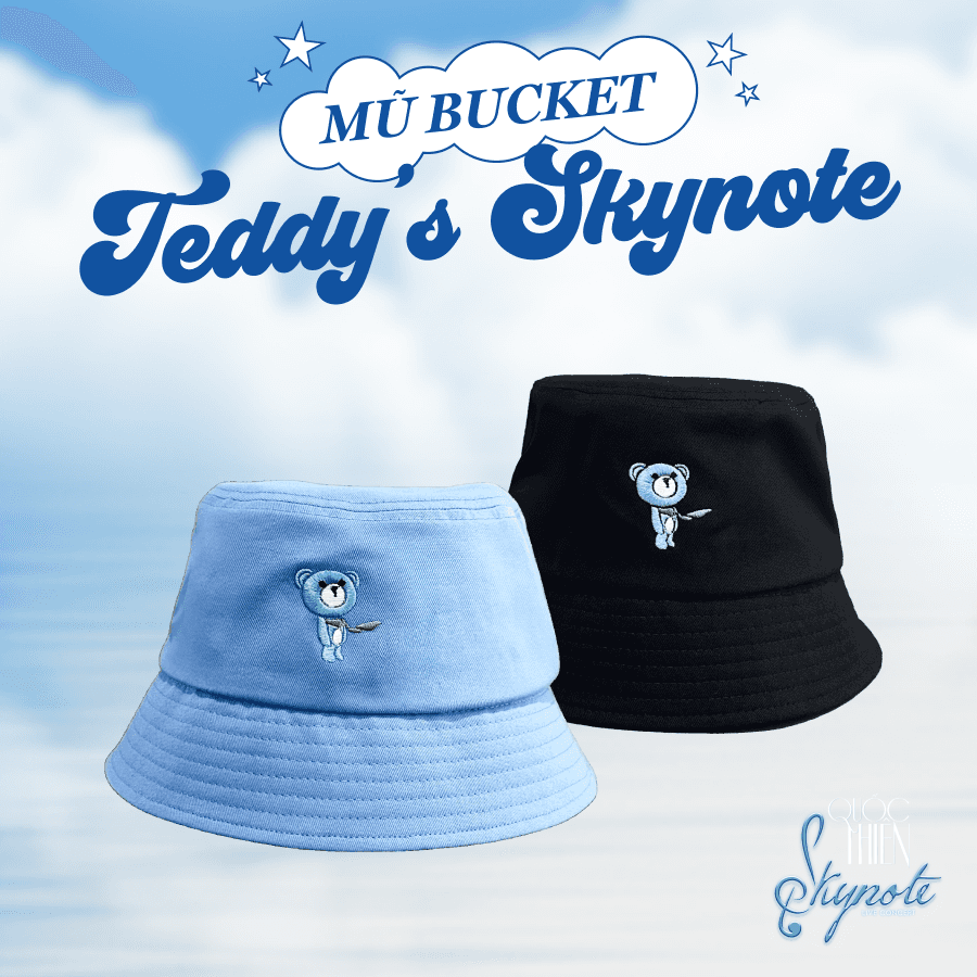 Mũ bucket Teddy's SKYNote (2024 ver)