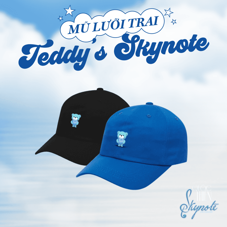 Mũ lưỡi trai Teddy's SKYNote (2024 ver)