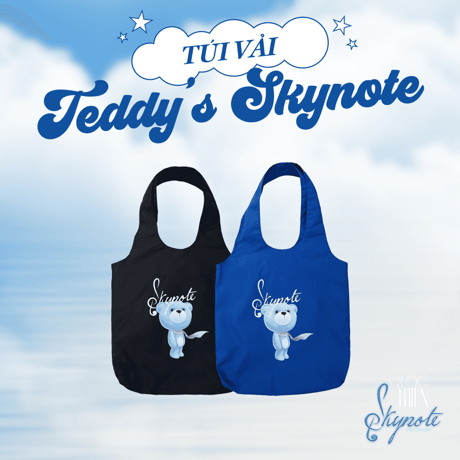 Túi Vải Teddy's SKYNote (2024 ver)